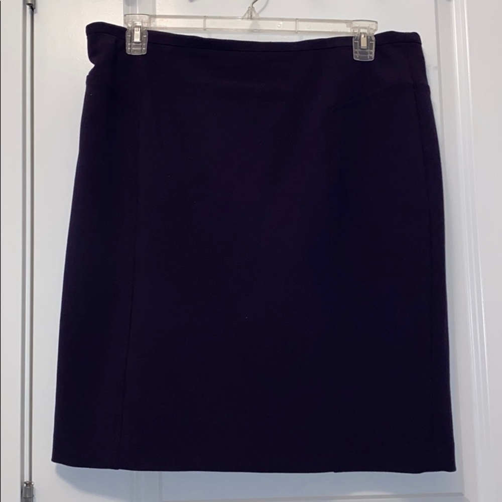 Halogen- Purple Classic Pencil Skirt